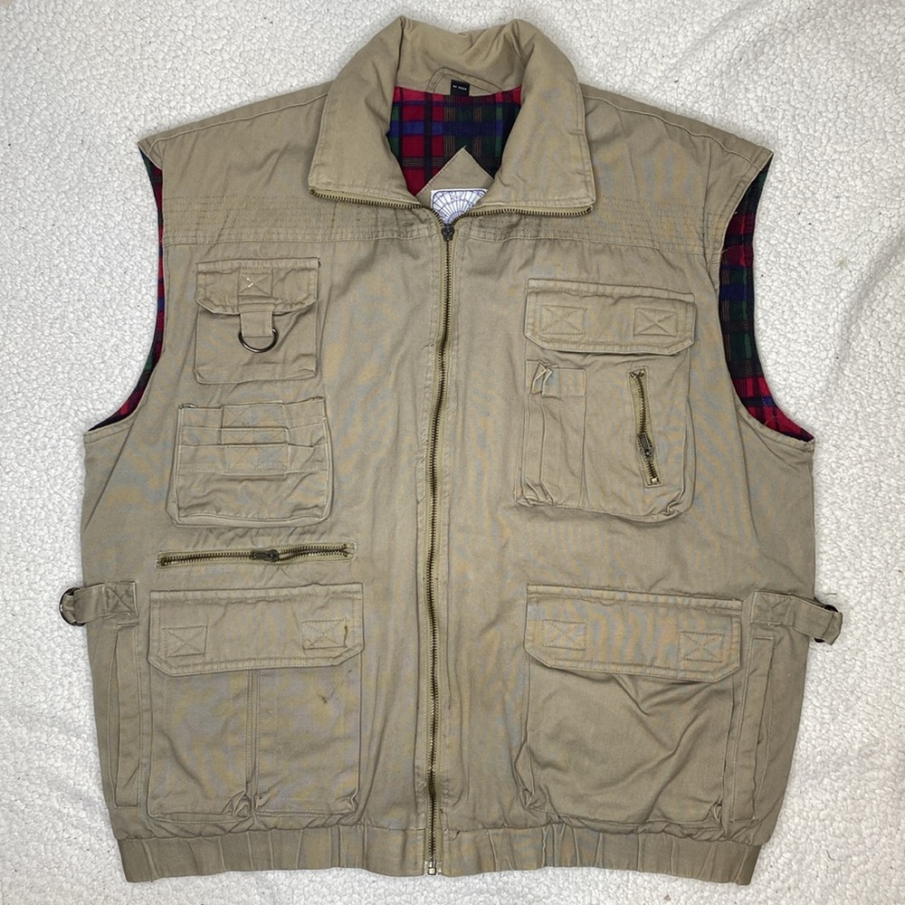 Vintage Expedition Insulated Fishing Vest: Size Large
